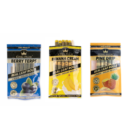 King Palm | Minis With Flavored Tips 5 Pack