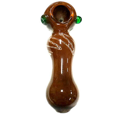 6inch Brown and Green Hand Pipe