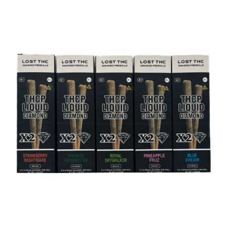 Lost THC | THC-P Liquid Diamond Prerolls | 2 Count