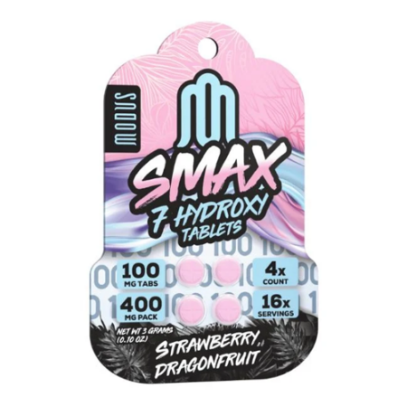 Modus Smax | 400mg 7-Hydroxy Tablets | 4 Count