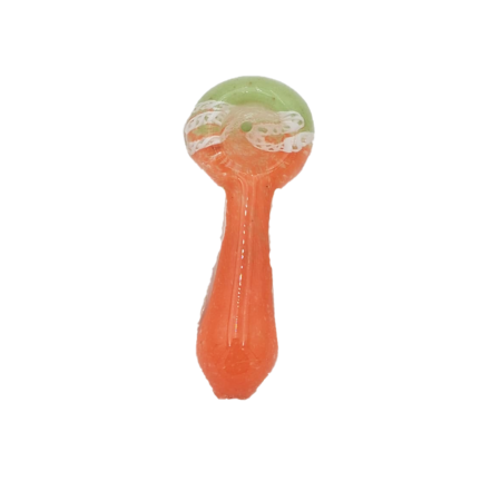 4inch Green and Orange Hand Pipe