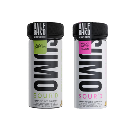 Half Baked Sumo Sour'd Gummies | 420mg THC-P/D9/D8/CBD | 25 Count