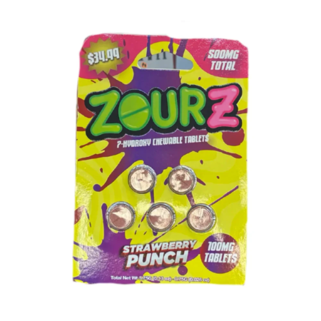 Zourz | 500mg 7-Hydroxy Tablets | 5 Count