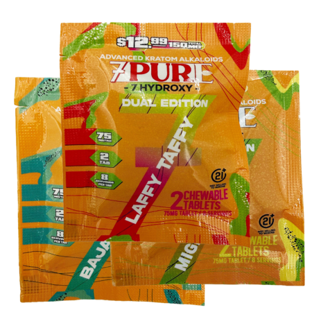 7 Pure Dual Edition | 150mg 7-Hydroxy Tablets | 2 Count