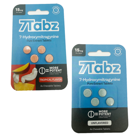 7 Tabz | 60mg 7-Hydroxy Tablets | 4 Count