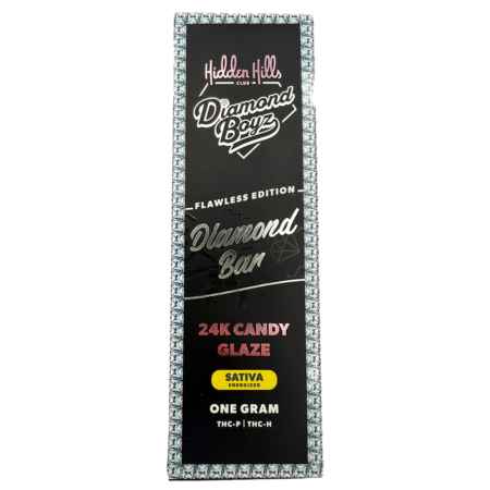Hidden Hills | 1g 24k Candy Glaze Flavor THC-P Diamond Bar | THC Disposable