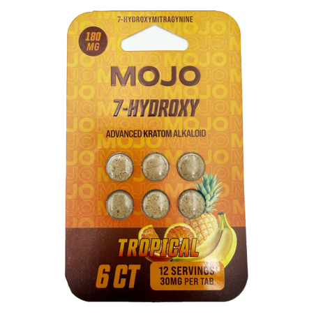 Mojo Tablets | 180mg 7-Hydroxy Tablets | 6 Count