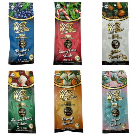 Way Better | 4g THC-A Mini Fat Boy Prerolls | 2 Count