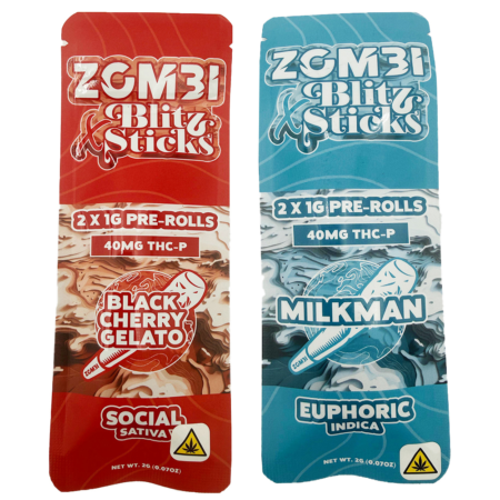 Zombi Blitz Sticks | 2g THC-P Prerolls | 2 Count