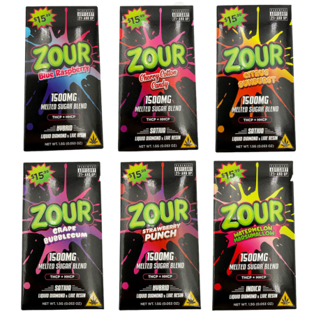 Zour Stash | 1.5g Melted Sugar Blend Disposable Vape | 1 Count