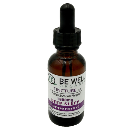 Be Well Organix | 1000mg Full Spectrum Delta Hemp Oil | 1 Count