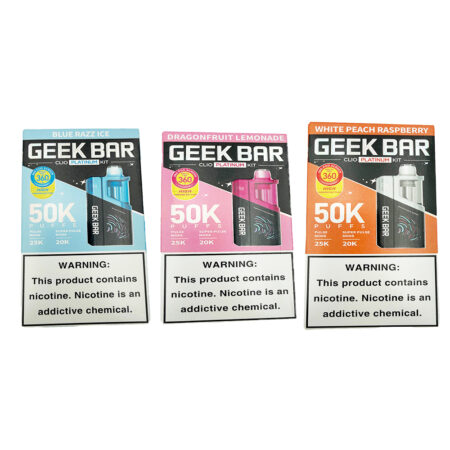 Geek Bar Clio Platinum Kit | Nicotine Disposable | 50k Puffs