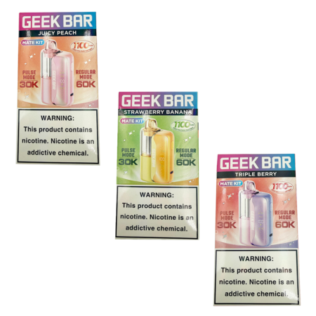 Geek Bar Mate Kit | Nicotine Disposable | 60k Puffs