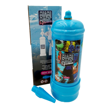 Miami Magic | 320g Whipped Cream Charger Cylinder | 1 Count