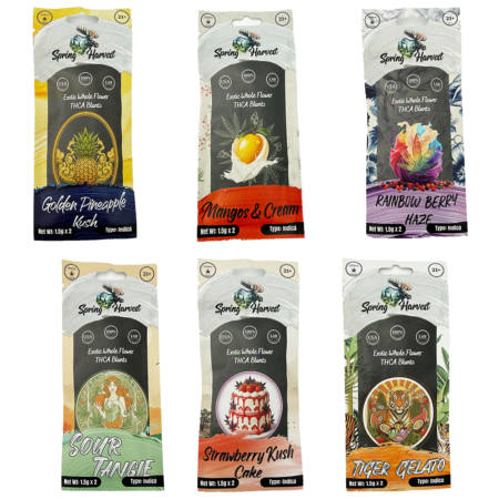 Spring Harvest | 3g THC-A Blunts | 2 Count