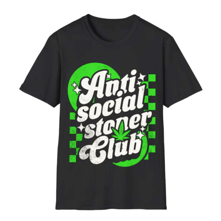 Anti Social Stoner Club T-Shirt (Black)
