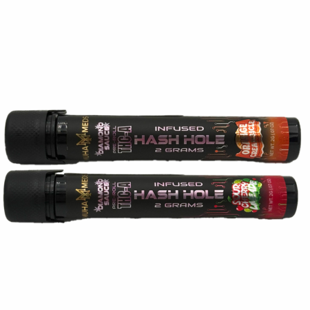 Muha Meds | 2g Diamond Sauce Infused Hash Hole|  Single THC-A Preroll