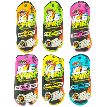 Wazabi Ice On Fire | 2g Liquid Diamond THCA Prerolls | 3 Count