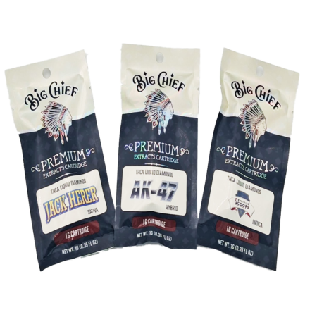 Big Chief Premium Extracts | THC-A Liquid Diamond Cartridge | 1ml
