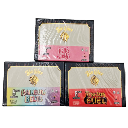 Big Chief | 0.7g Premium THC-A Prerolls | 8 Count