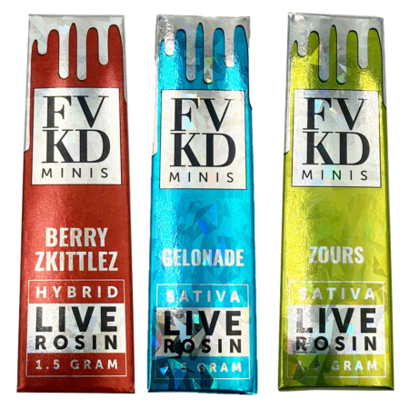 FVKD Minis | 1.5g Live Rosin Disposable | 1 Count