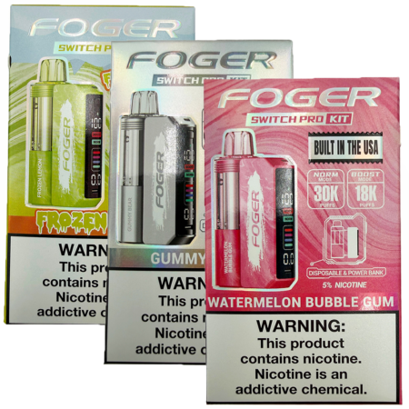 Foger Switch Pro Kit | Nicotine Disposable | 30k Puffs