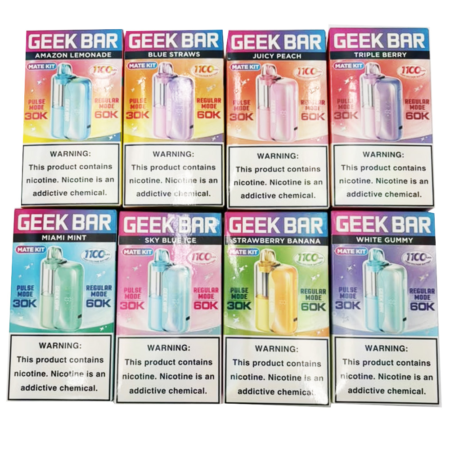 Geek Bar Mate Kit | Nicotine Disposable | 60k Puffs