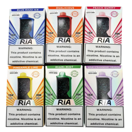 Geek Bar Ria | Nicotine Disposable | 30k Puffs