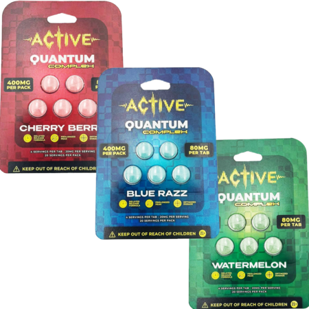 Quantum Active Complex | 400mg Kratom Extract Tablets | 5 Count