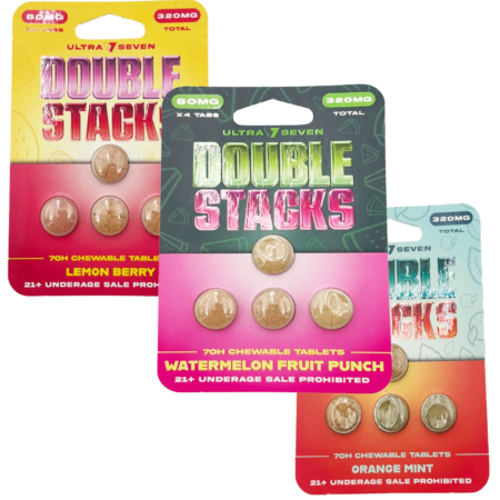 Double Stacks | 320mg 7-Hydroxy Tablets | 4 Count
