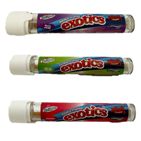Donuts Double Stuffed Exotics | 2.5g Diamond Covered THC Preroll | 1 Count