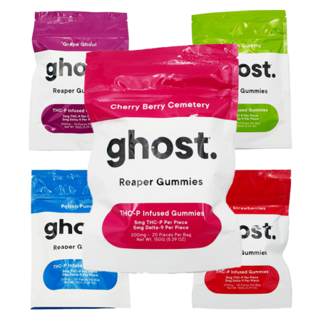 Ghost Reaper Gummies | 200mg THC-P Infused Gummies | 20 Count