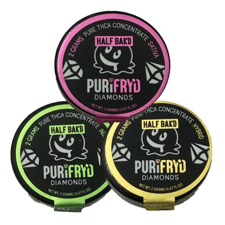 Half Bak'd Purifryd | 2g THC-A Diamonds | 1 Count