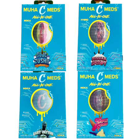 Muha Meds X Cookies | 2g All-In-One THC Disposable | 1 Count
