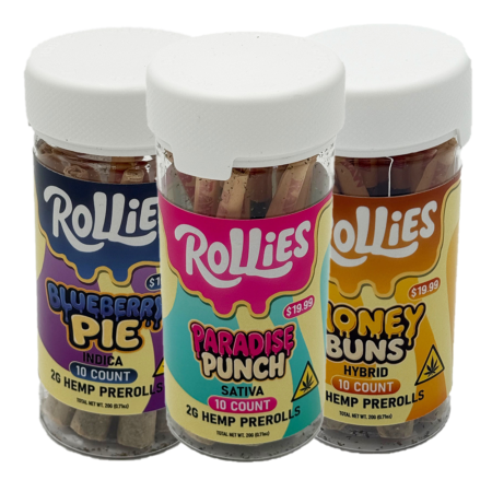 Rollies | 2g Hemp Prerolls | 10 Count