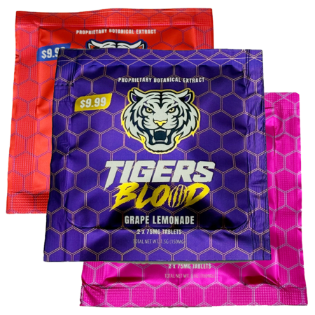 Tigers Blood | 150mg Uncaria Tormentosa Tablets | 2 Count