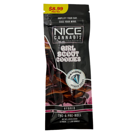 NICE Cannabis | 4.5g THC-A Prerolls | 3 Count